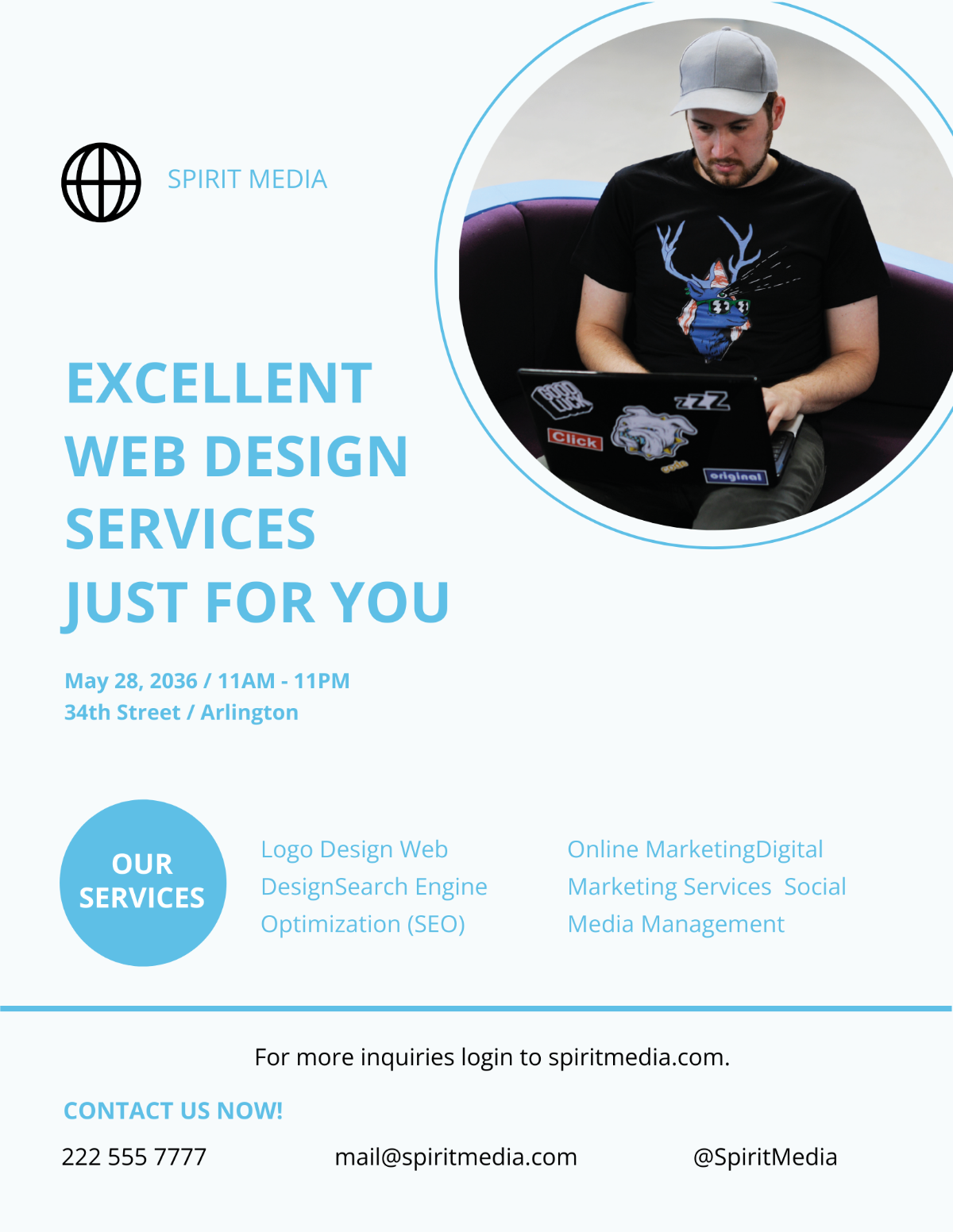 Web Development Flyer Template - Edit Online & Download