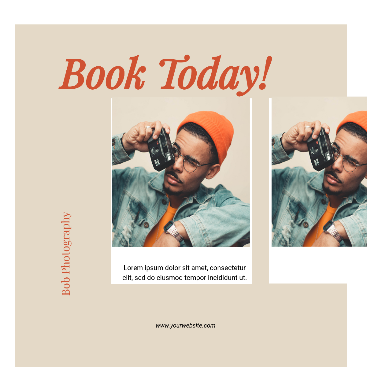 Free Photography Instagram Ad Template to Edit Online