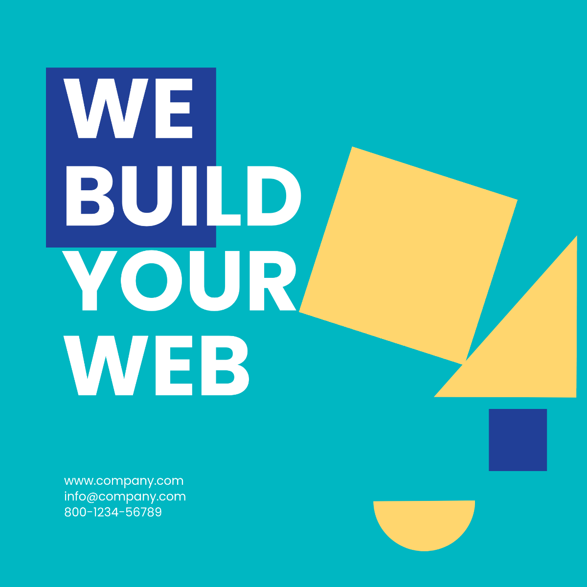 Free Web Design Instagram Ad Template to Edit Online