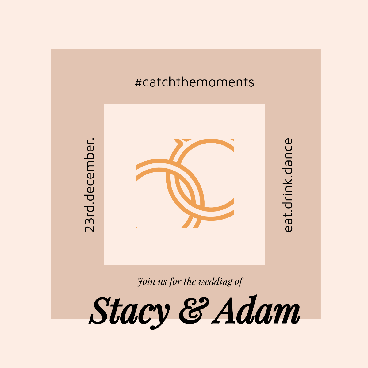 Free Wedding Instagram Ad Template to Edit Online