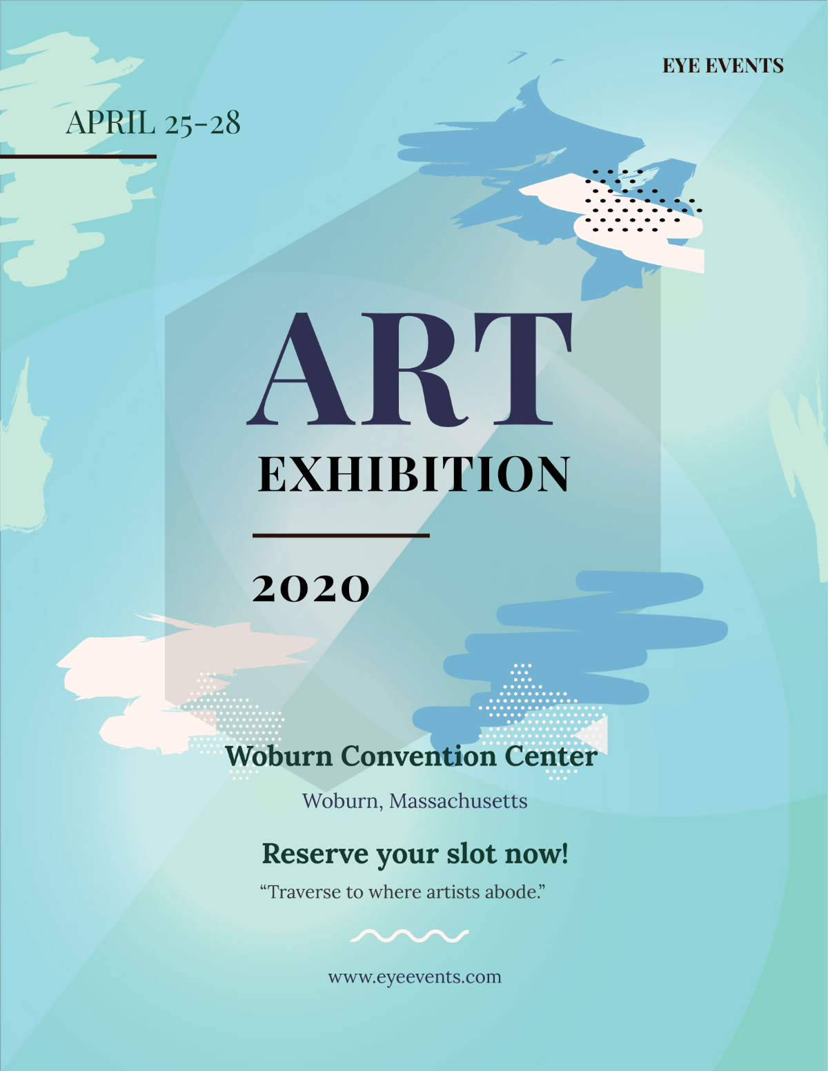 Free Art Exhibition Flyer Template