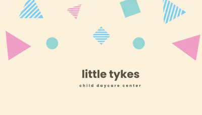 Free DayCare Business Card Template to Edit Online