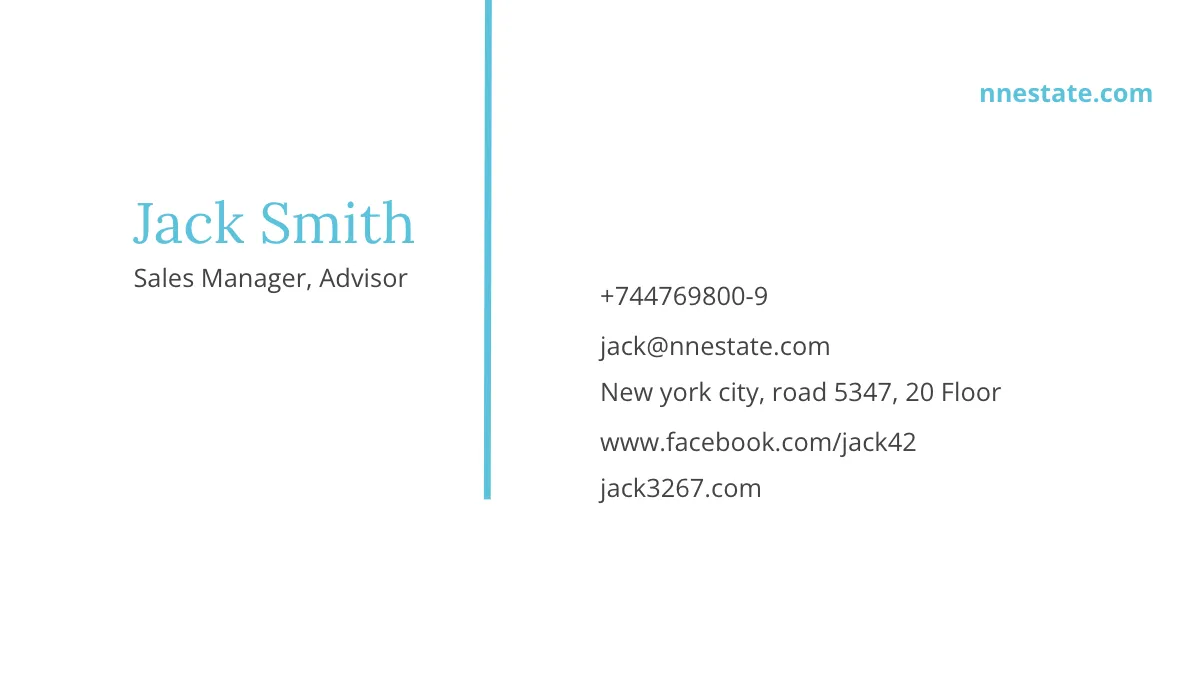 Free Real Estate Agent Business Card Template to Edit Online