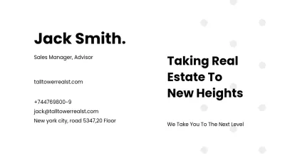 Free Real Estate Sales Experts Business Card Template to Edit Online