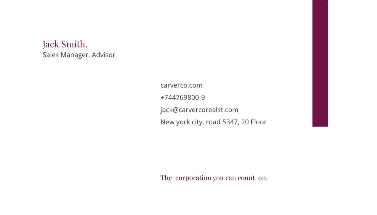 Free Property Management Business Card Template to Edit Online