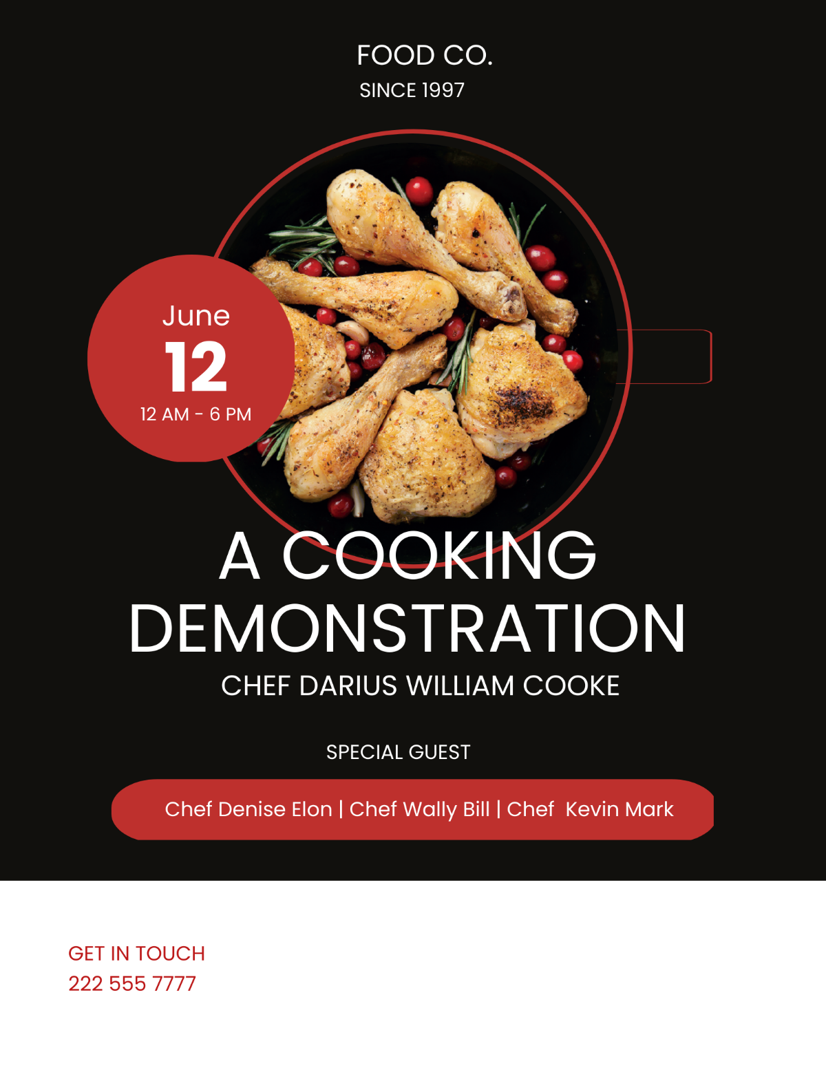 Cooking Flyer Template - Edit Online & Download