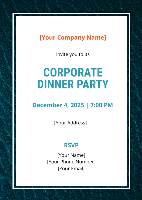 FREE Dinner Invitation Templates &amp; Examples - Edit Online &amp; Download ...