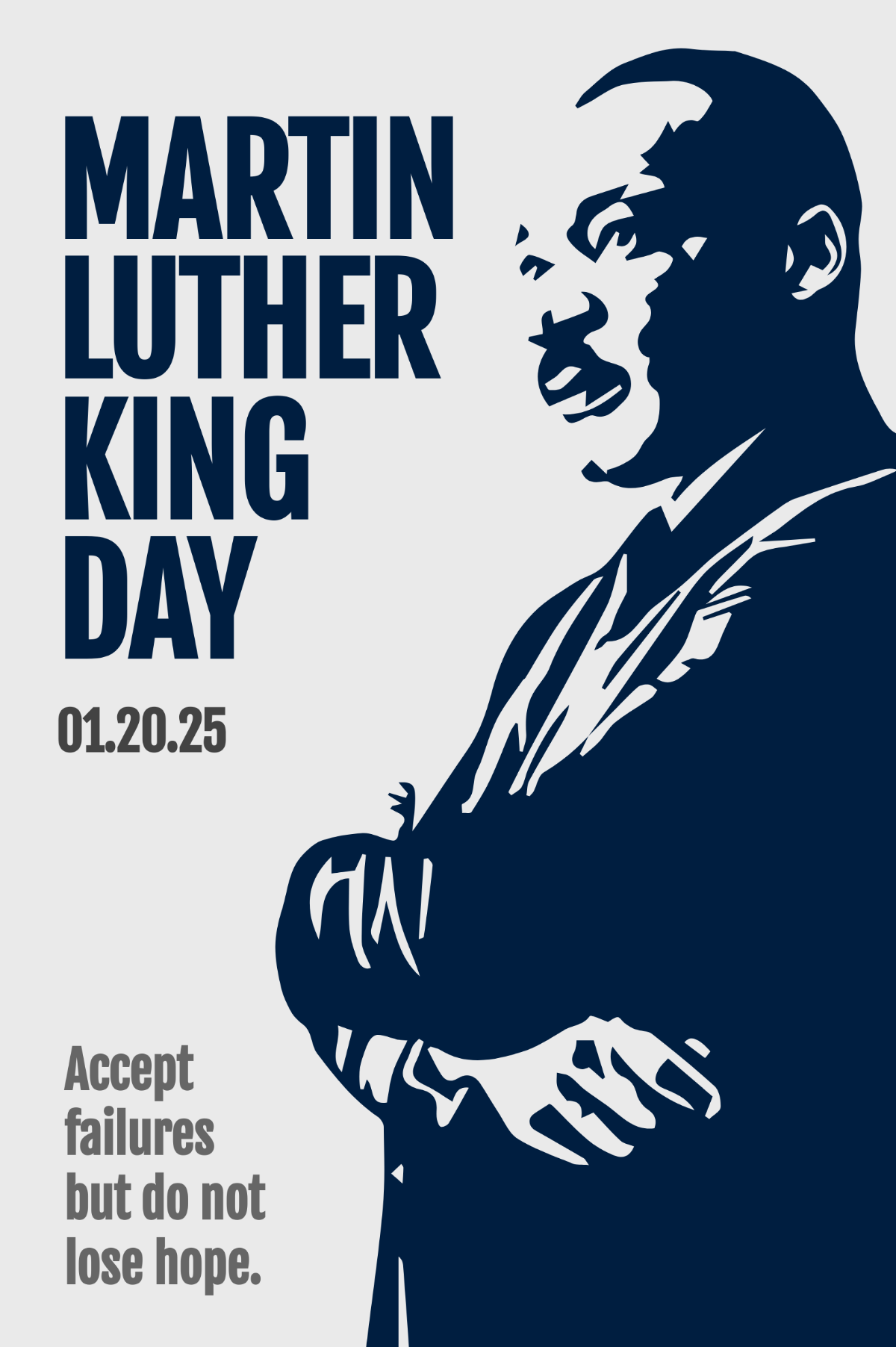 Free Martin Luther King Day Tumblr Post Template