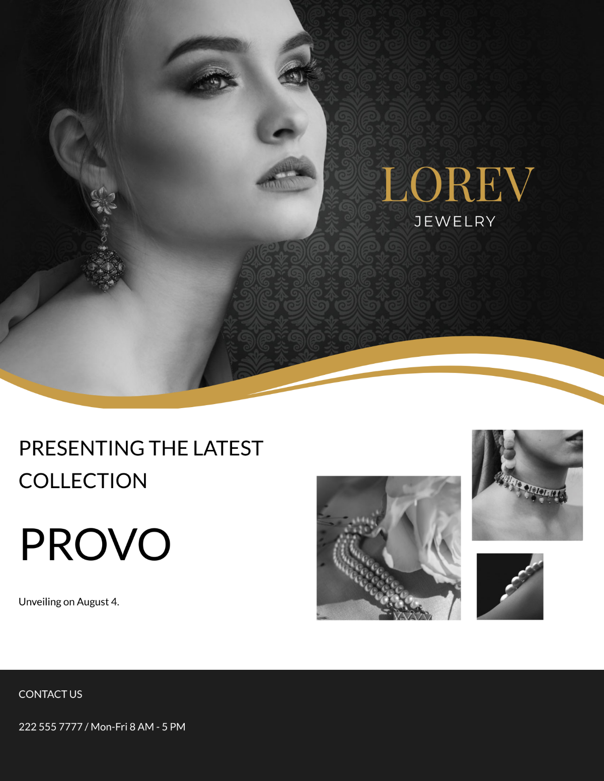 Jewellery Promotion Flyer Template