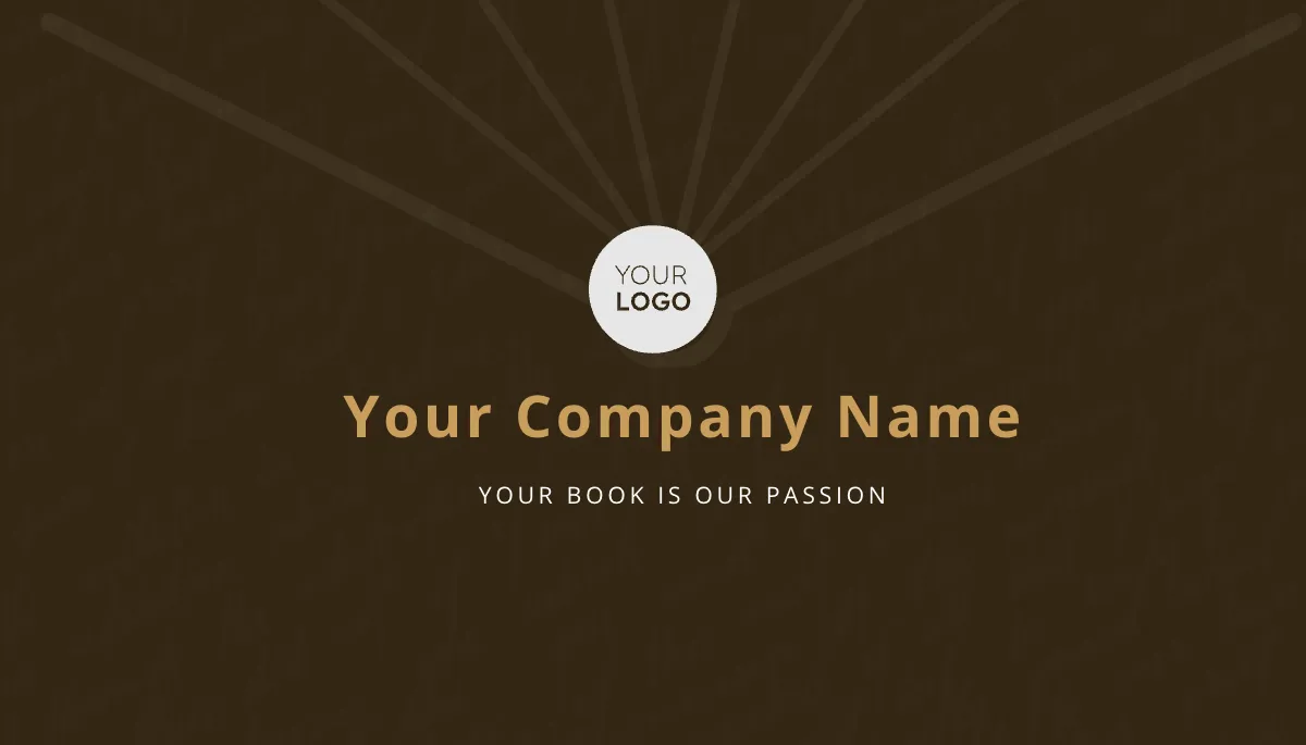 Free Author Business Card Template to Edit Online