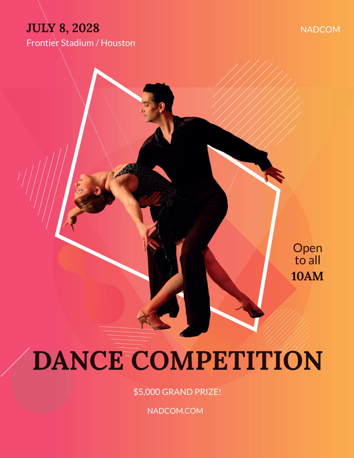 Dance Audition Flyer Template - Edit Online & Download