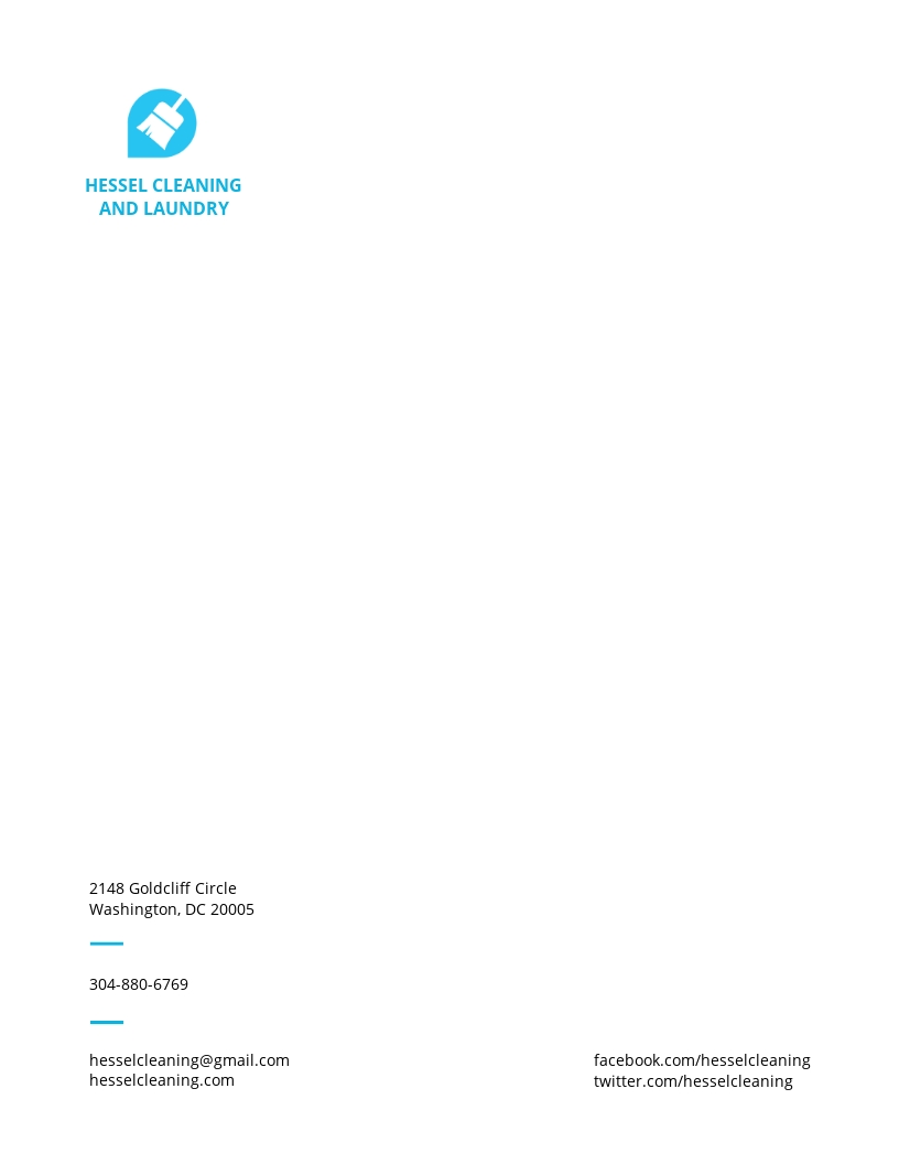 FREE Company Letterhead Template - Word (DOC) | PSD | Apple (MAC) Pages ...