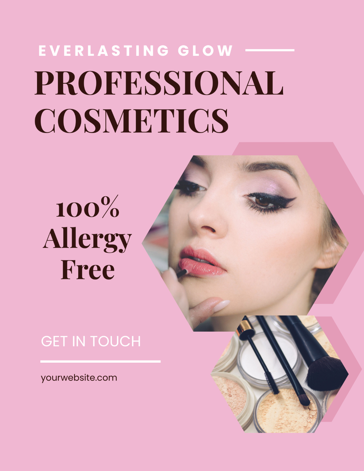 Professional Cosmetics Flyer Template - Edit Online & Download