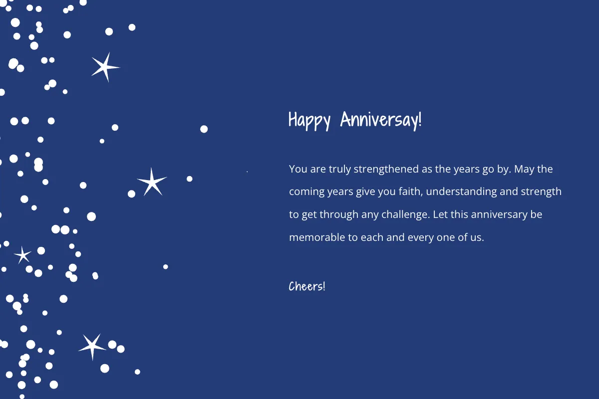 Free Anniversary Greeting card Template to Edit Online