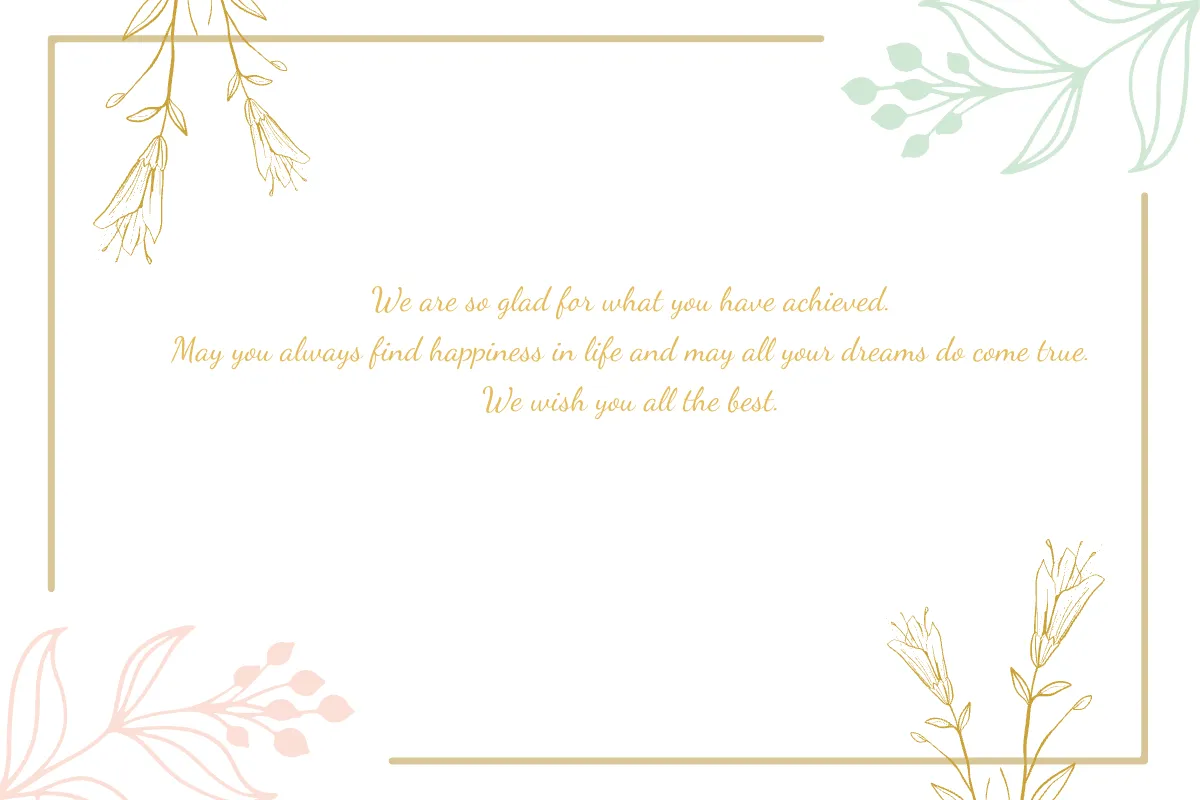 Free Congratulations Card Template to Edit Online