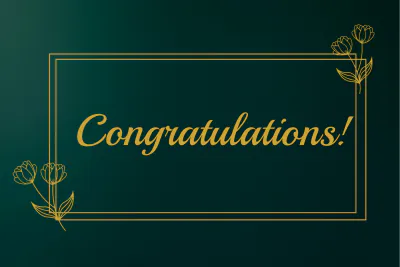 Free Congratulations Card Template to Edit Online