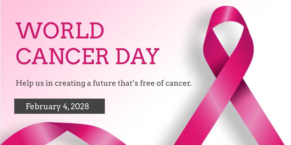 Free World Cancer Day Twitter Post Template