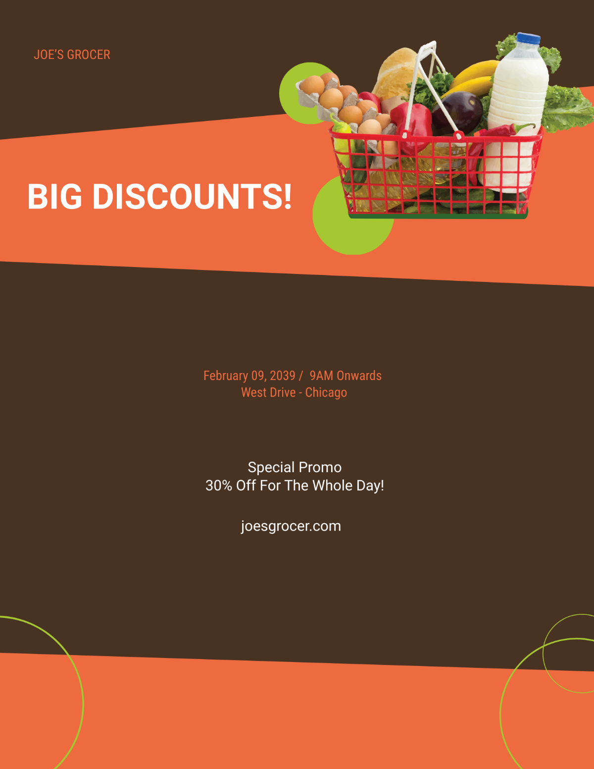 Grocery Flyer Template - Edit Online & Download