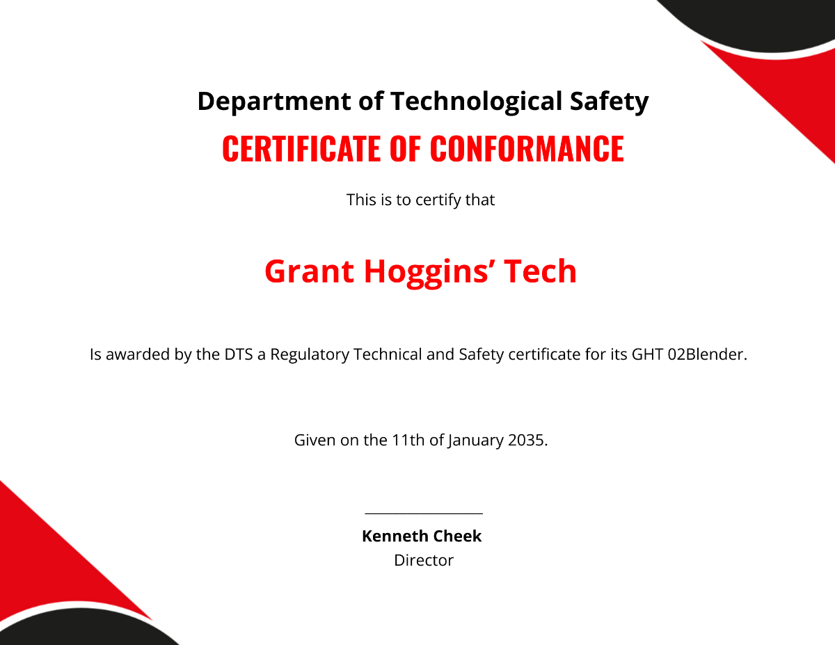 Certificate of Conformance Template - Edit Online & Download