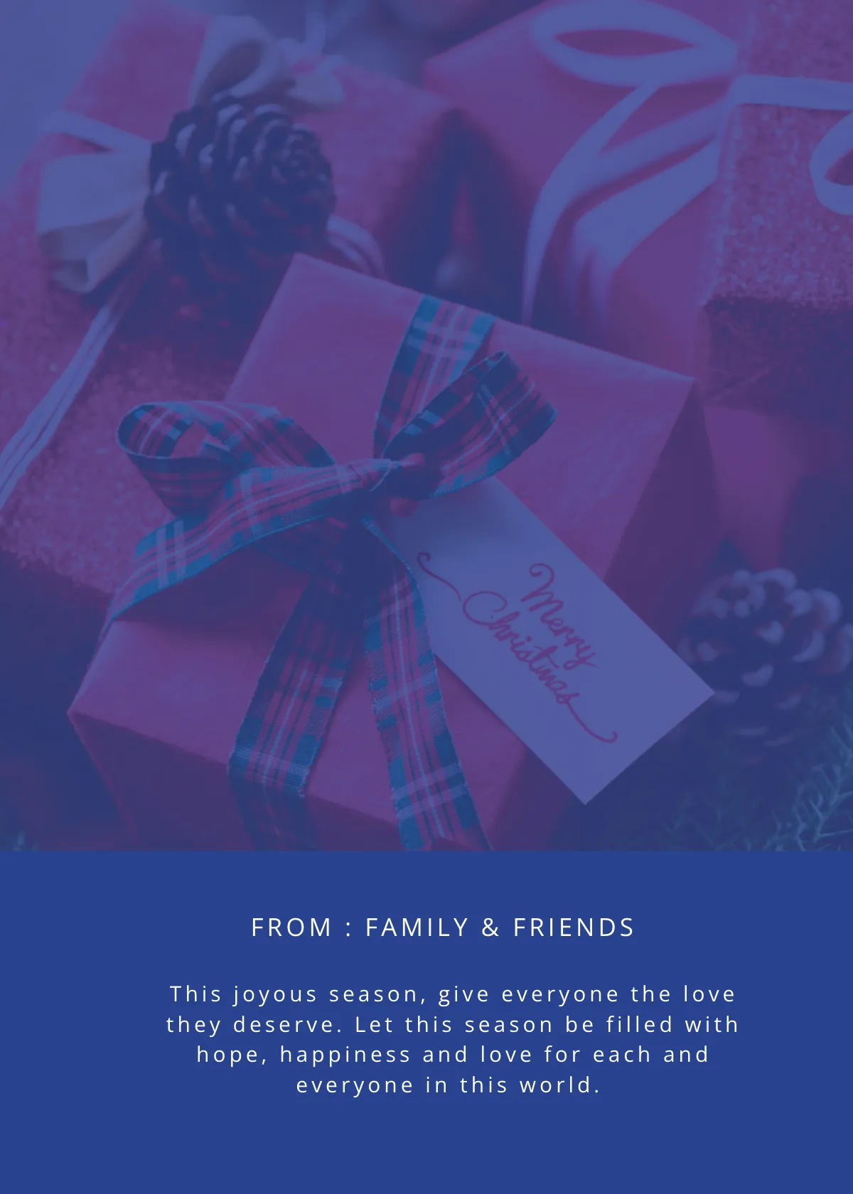 Free Holiday Greeting Photo Card Template to Edit Online