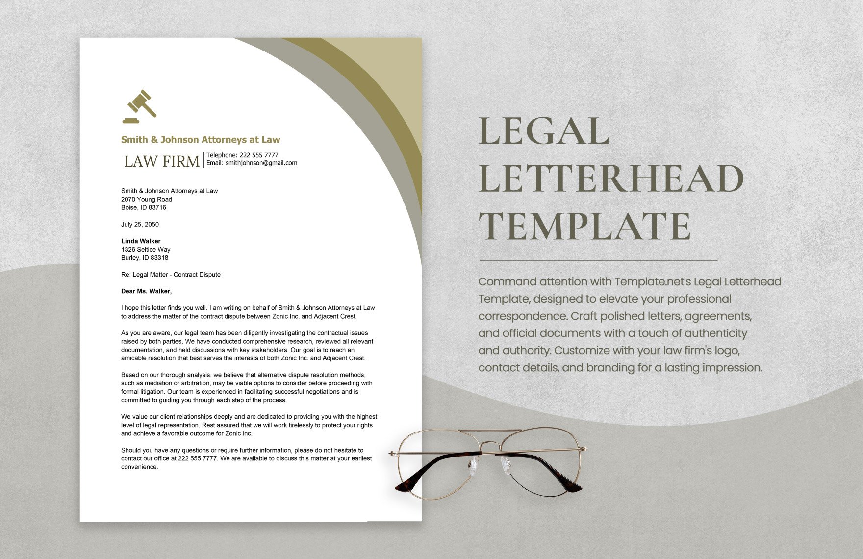 Legal Letterhead Template