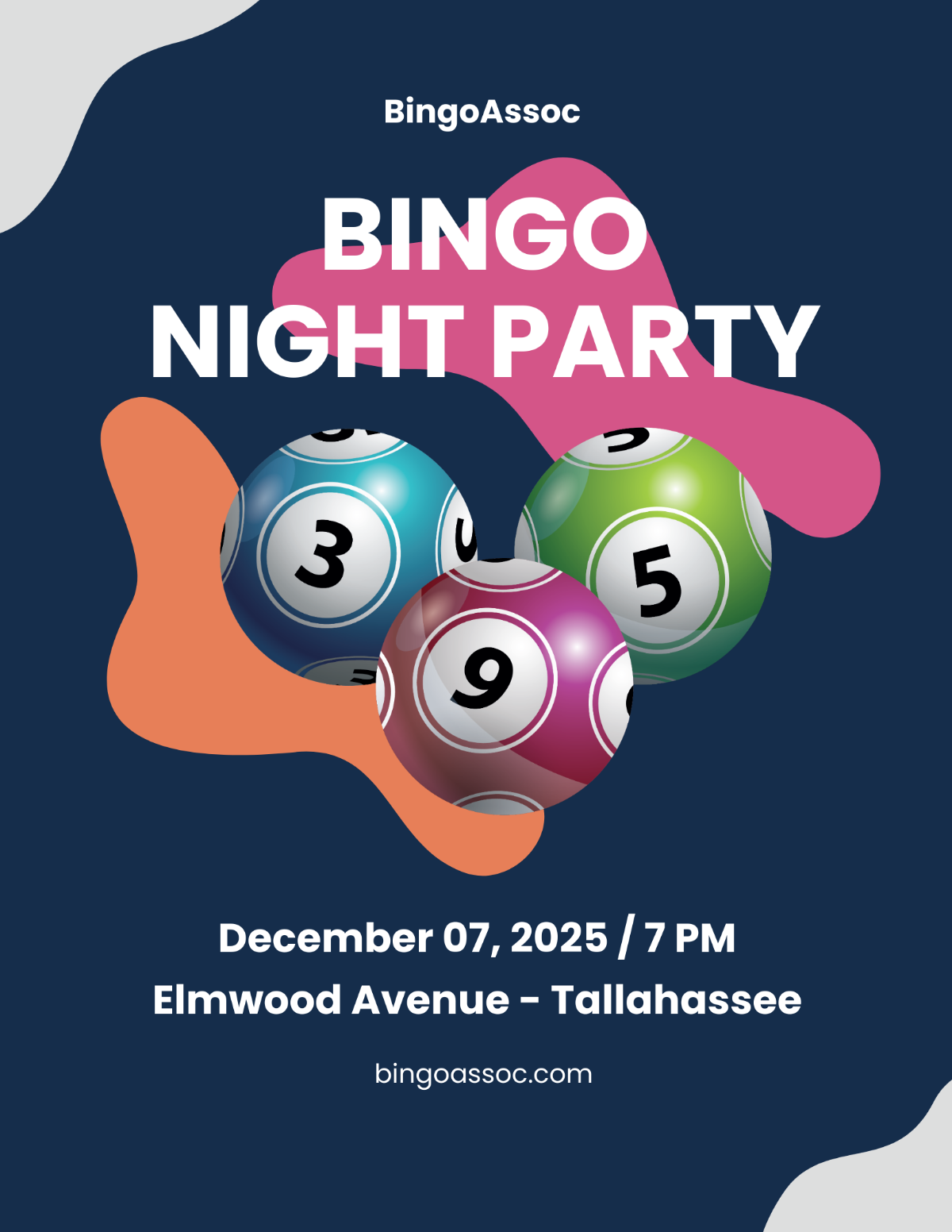 Free Bingo Night Flyer Template