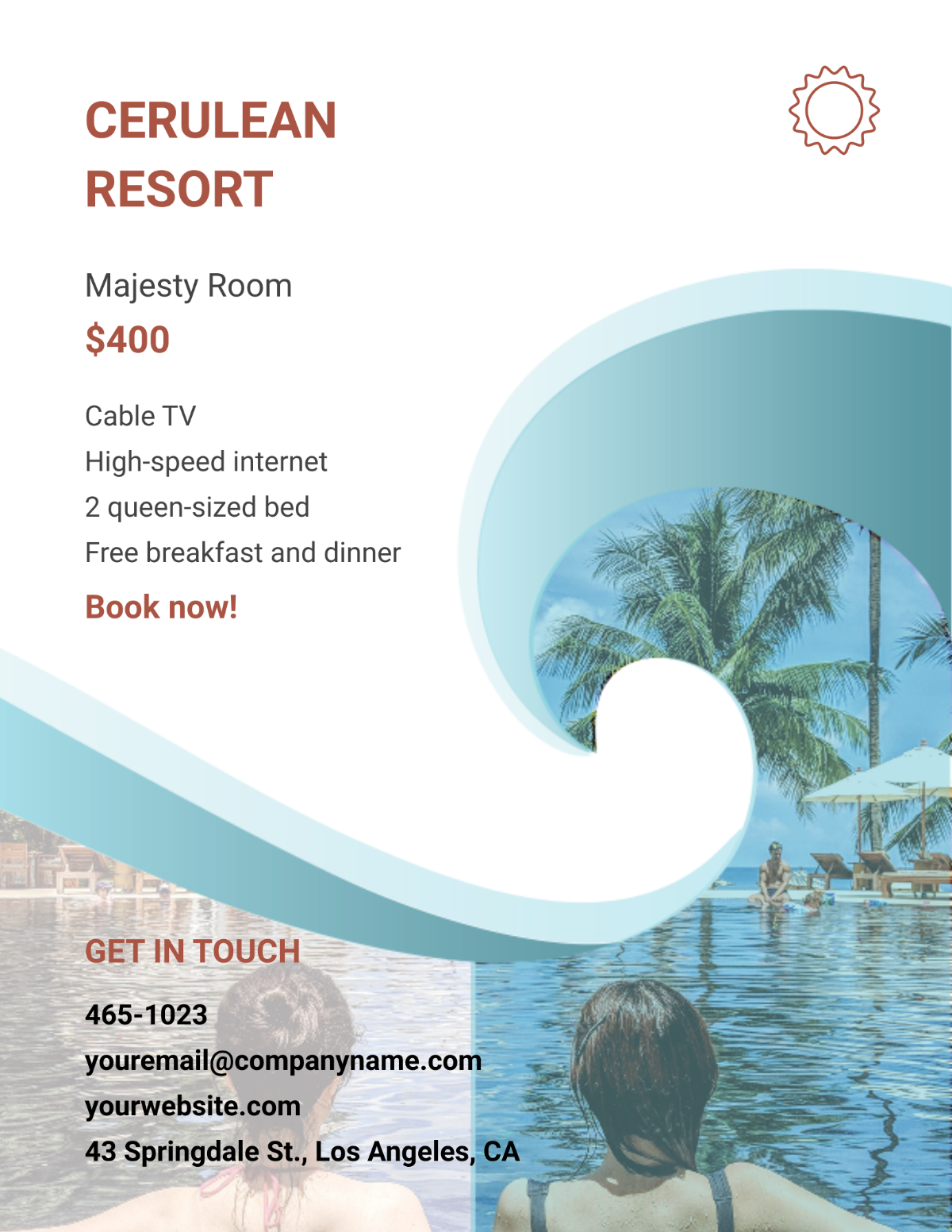 Resort Flyer Template