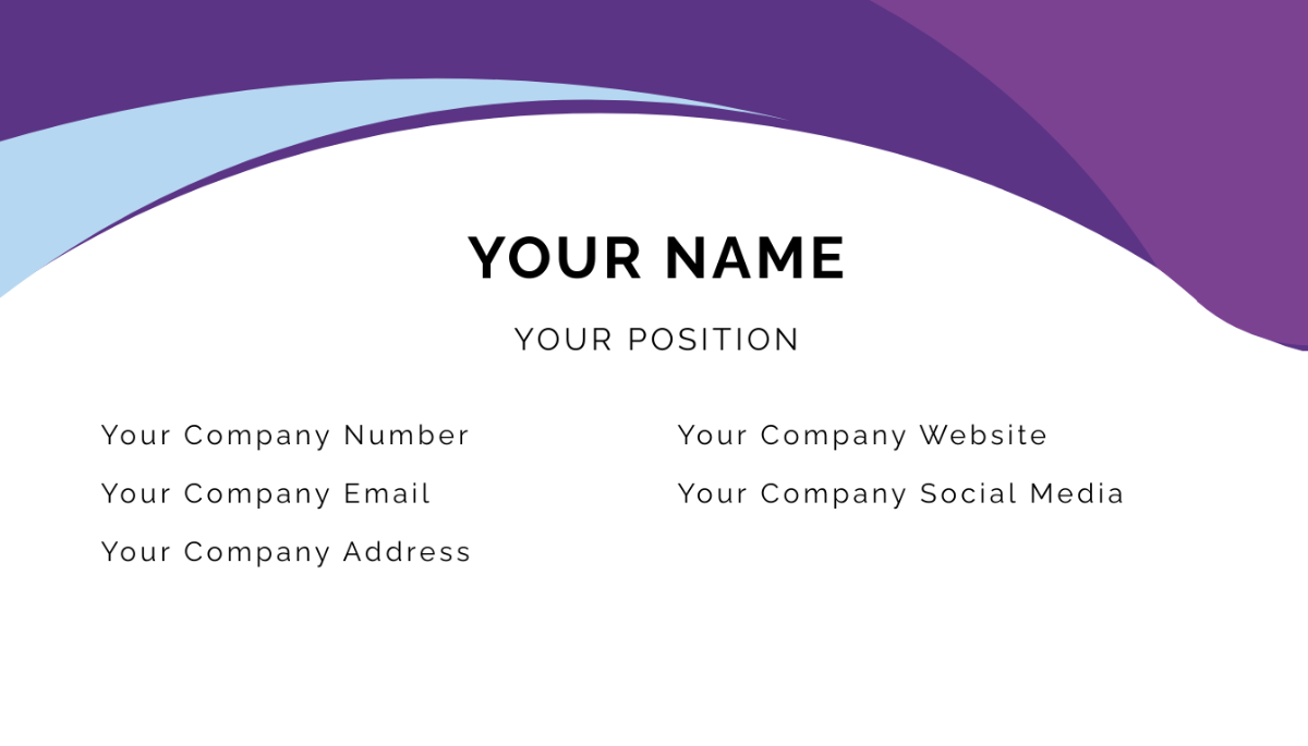 Cool Business Card Template