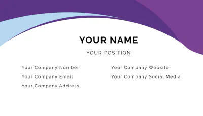 Free Cool Business Card Template to Edit Online