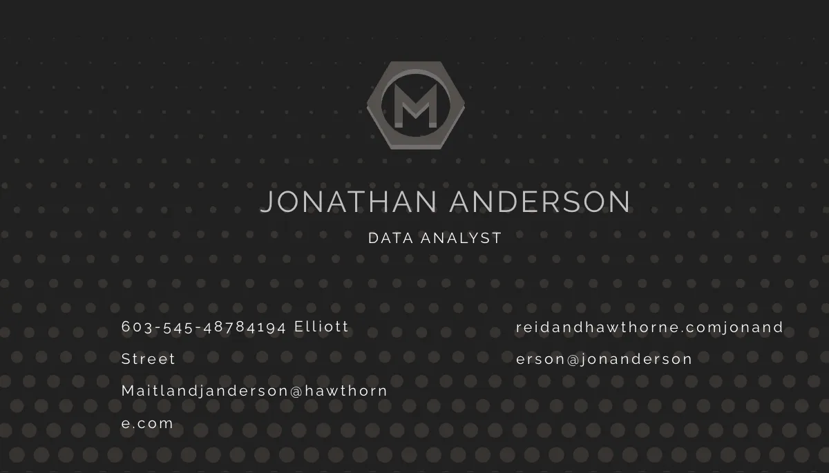 Free Embossed Business Card Template to Edit Online