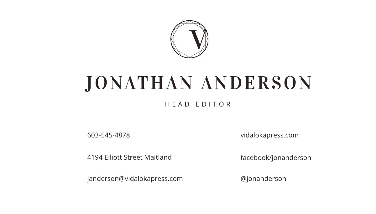 Free Engraved Business Card Template to Edit Online