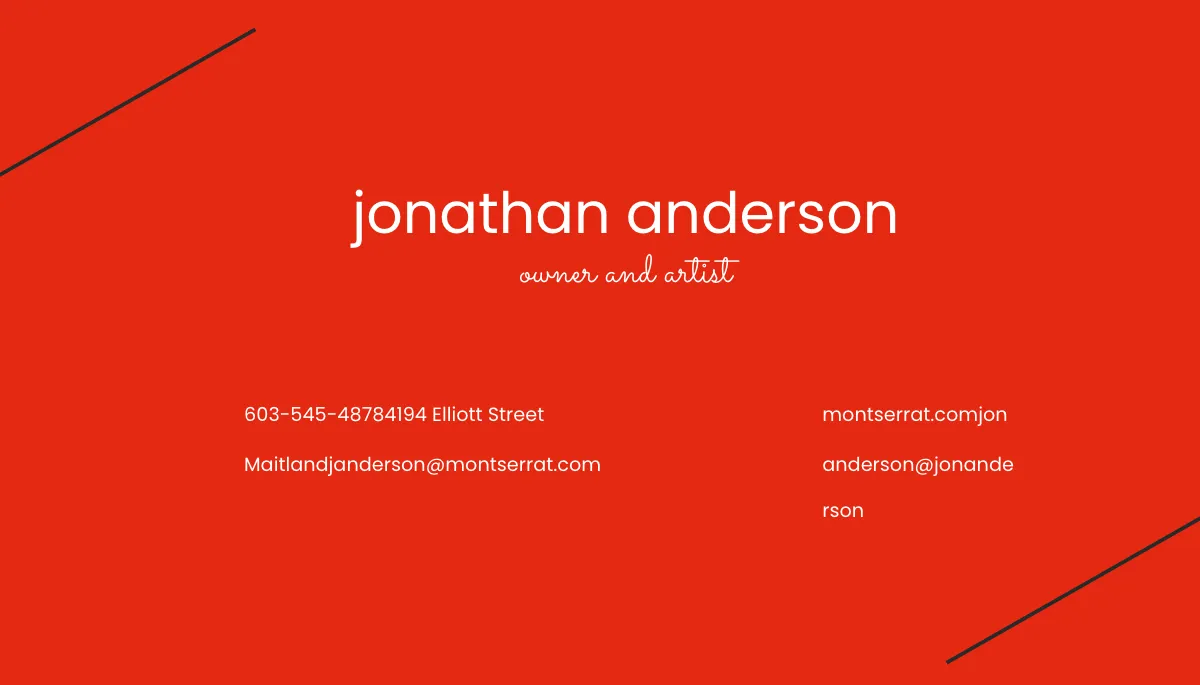 Free Glossy Business Card Template to Edit Online