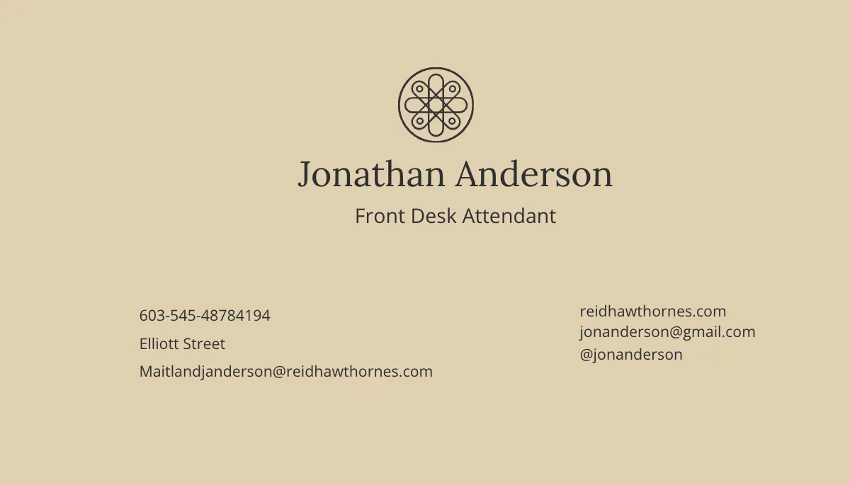 Free Recycled Business Card Template to Edit Online