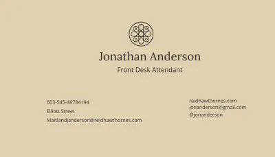 Free Recycled Business Card Template to Edit Online