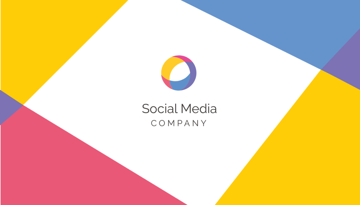 Social Media Business Card Template