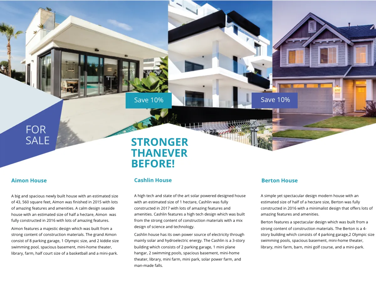 Free Business Landscape Tri-Fold Brochure Template to Edit Online