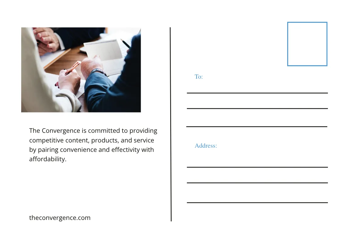 Free Marketing Postcard Template to Edit Online