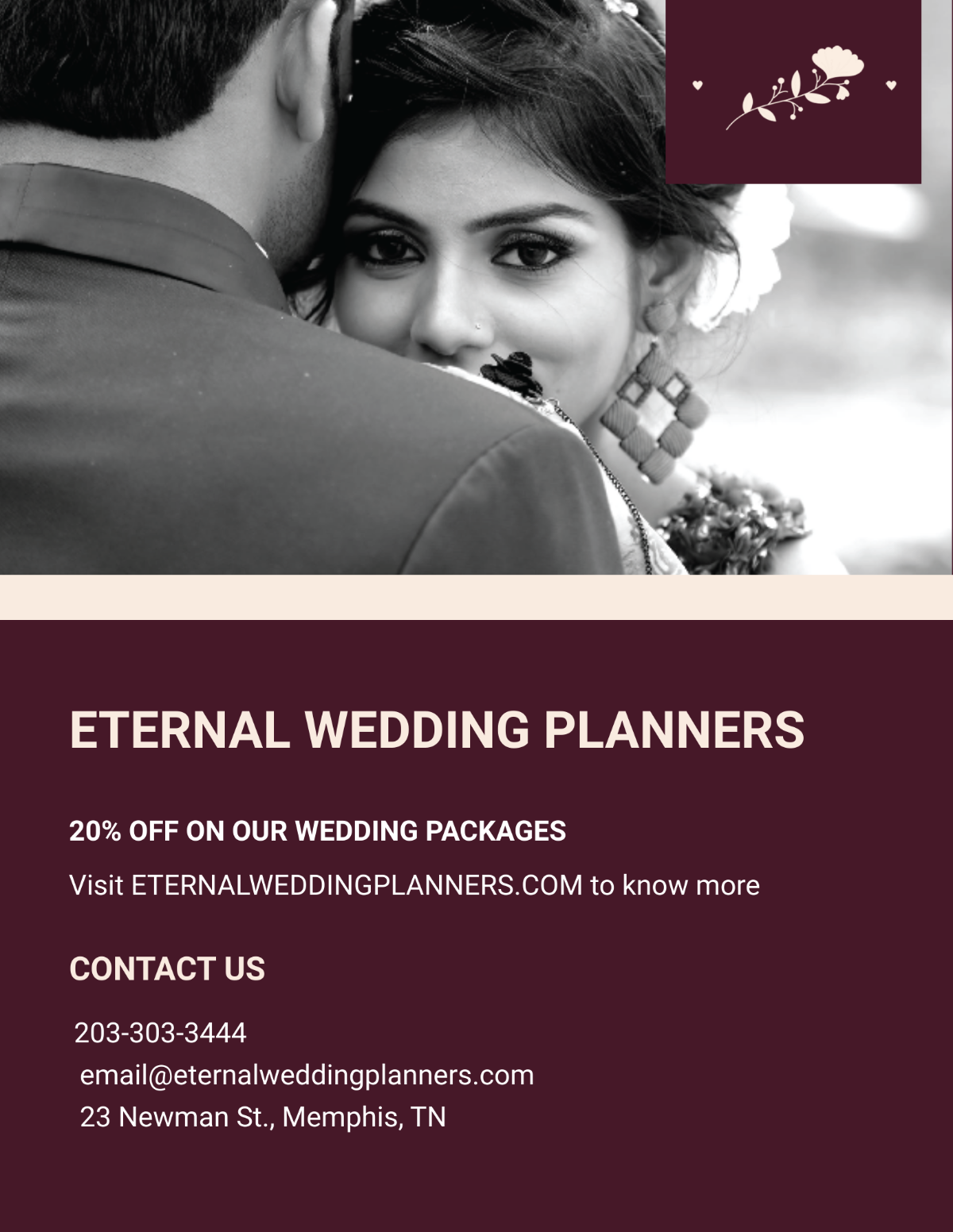 Wedding Planner Marketing Flyer