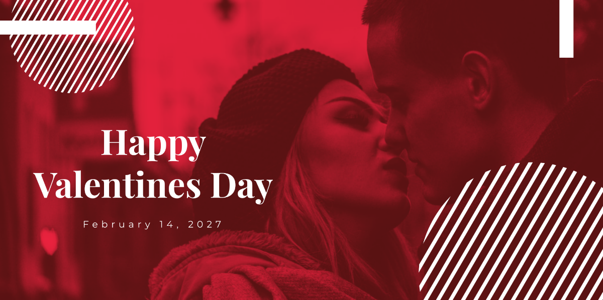 Free valentines day twitter post Template
