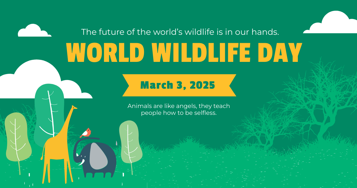 World Wild Life Day Linkedin Post Template