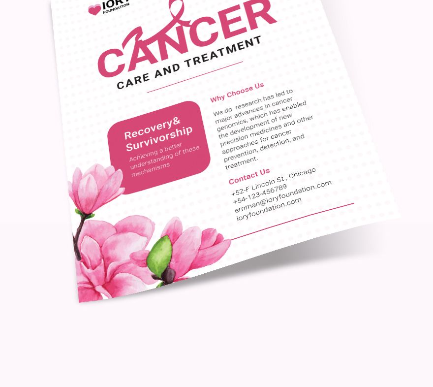 Cancer Treatment Flyer 