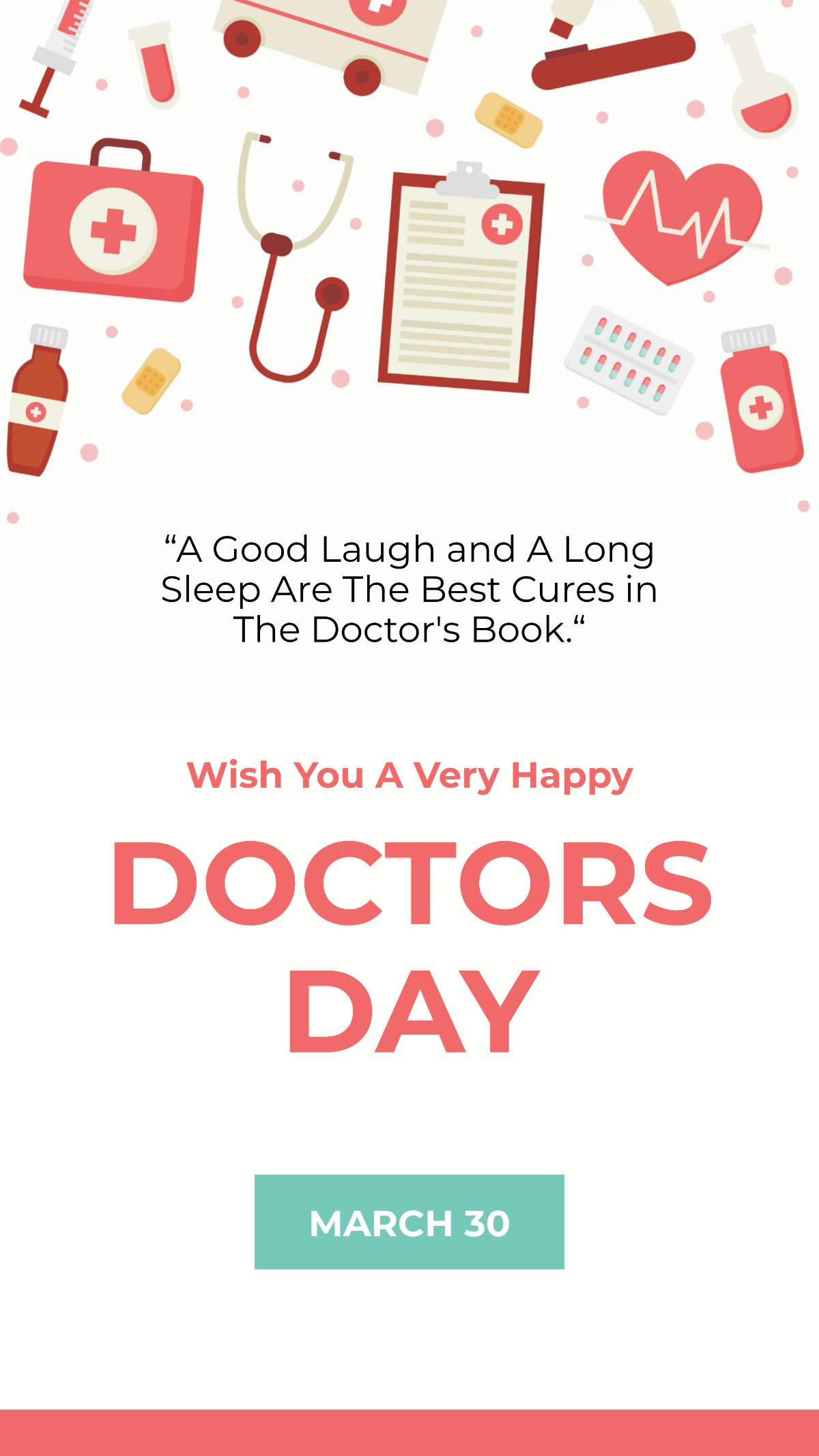 Doctors' Day Whatsapp Post Template