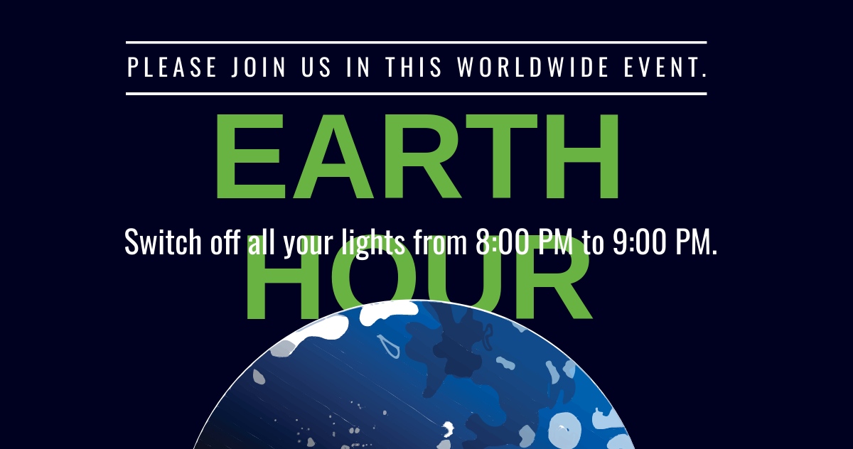 Earth Hour Linkedin Post