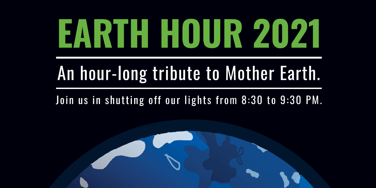 Earth Hour Twitter Post
