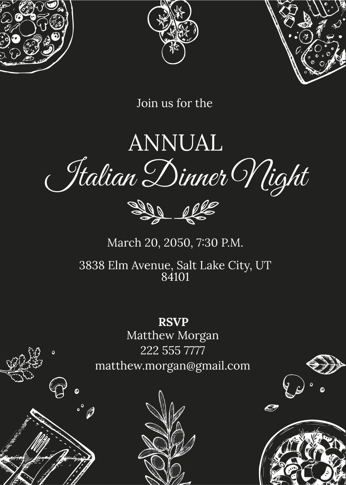 Annual Dinner Invitation