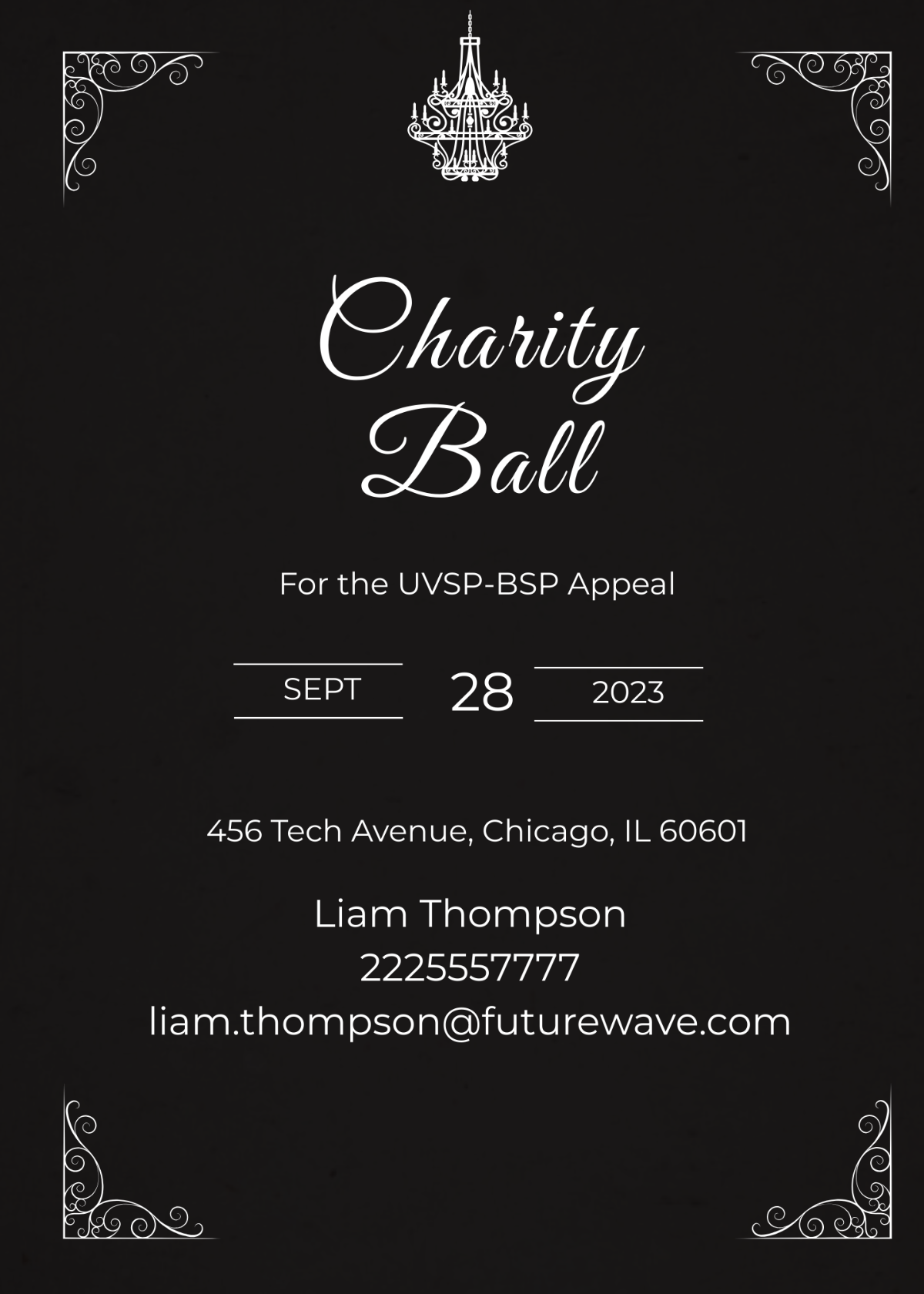 Charity Event Invitation