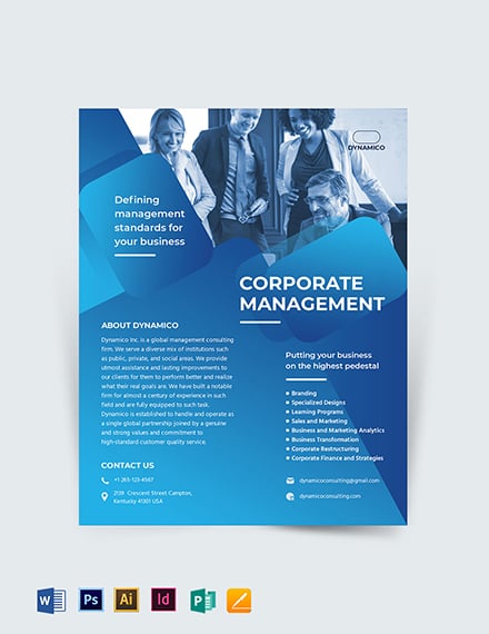corporate-management-flyer-template