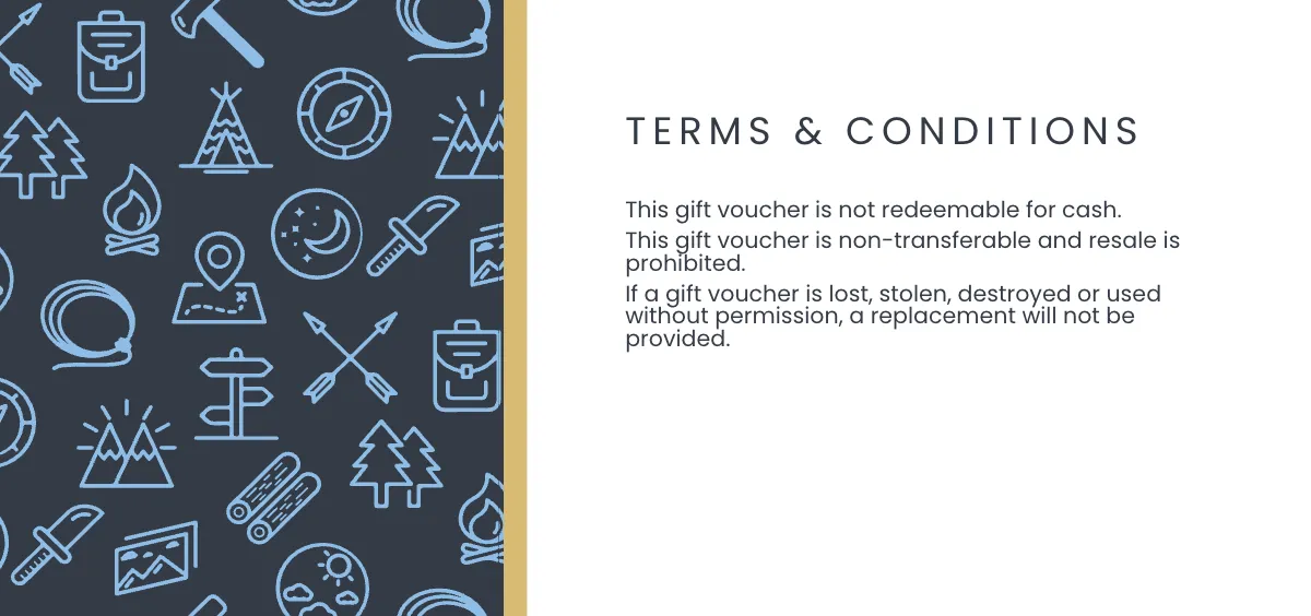 Free Camping Gift Voucher Template to Edit Online