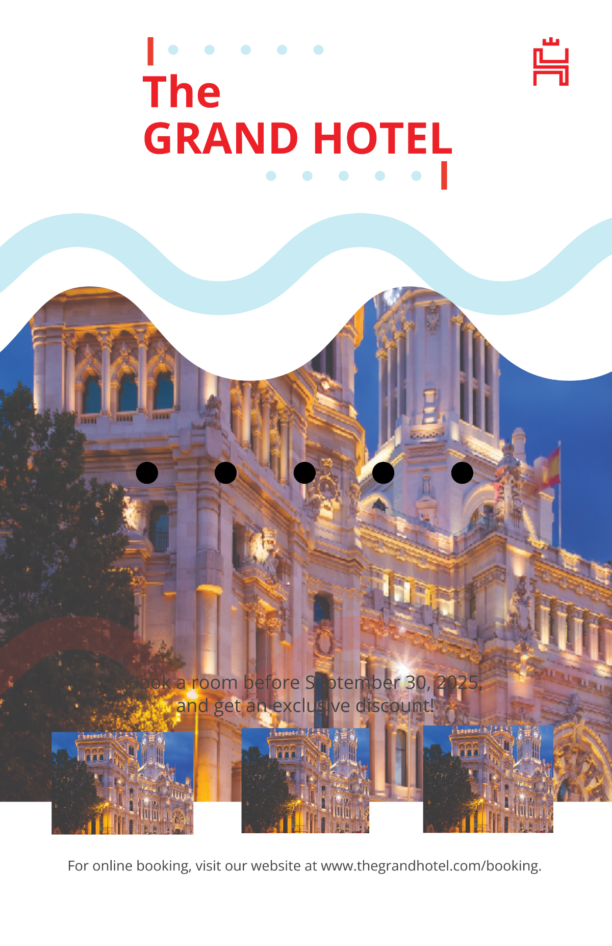 Free Grand Hotel Poster Template