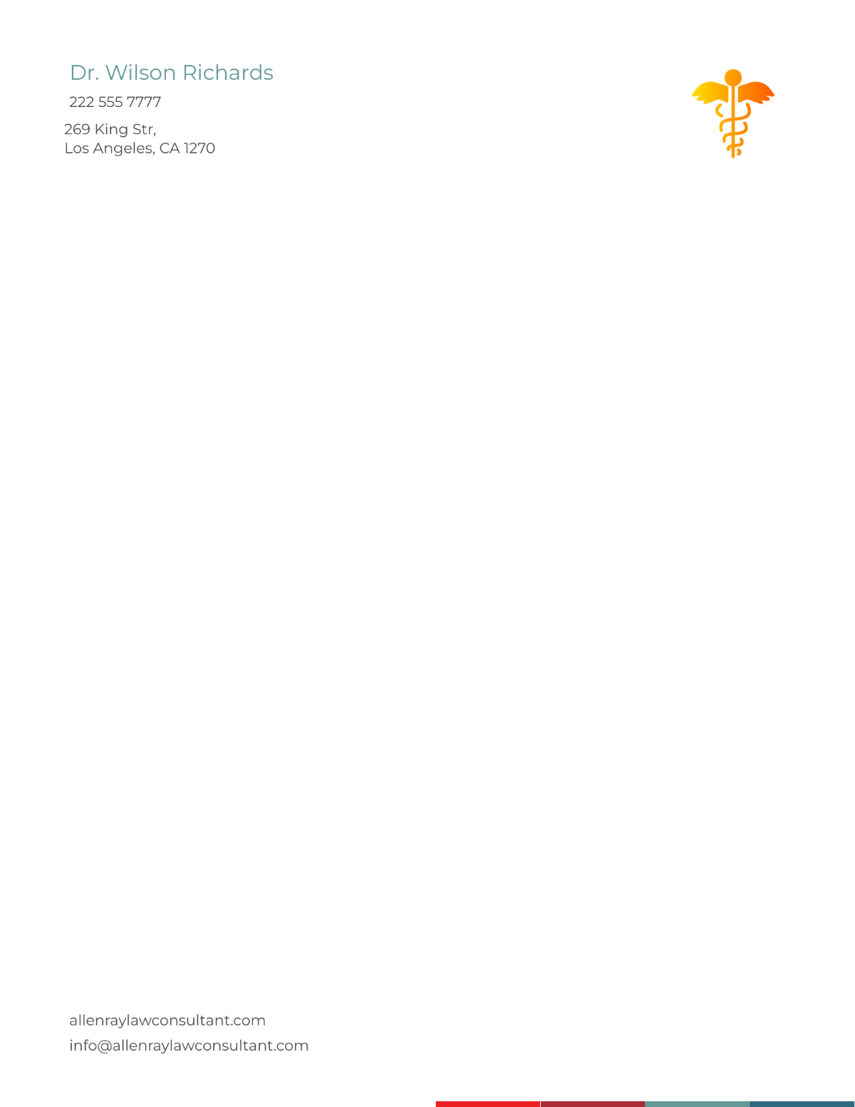 Doctor's Office Letterhead Template - Edit Online & Download